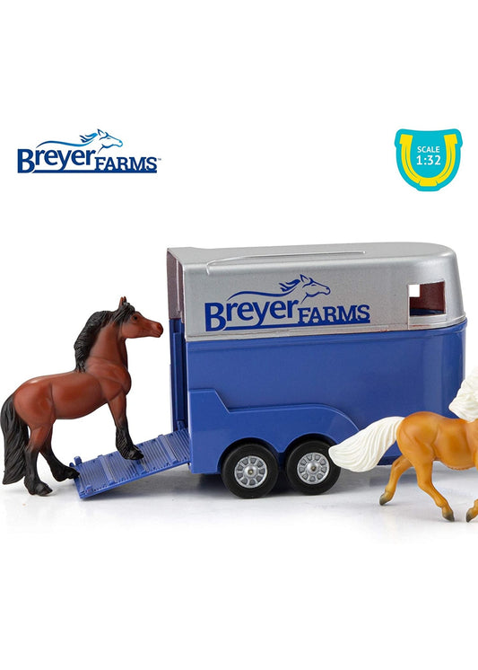 Breyer Land Rover & Tag-a-Long Trailer
