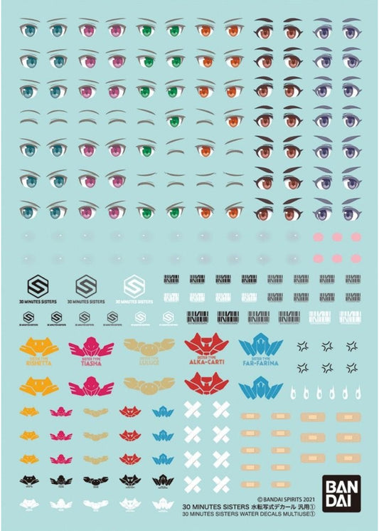 Bandai Water Decals Multiuse 1 - 30MS