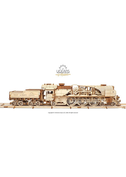 UGEARS V-Express Steam Train With Tender