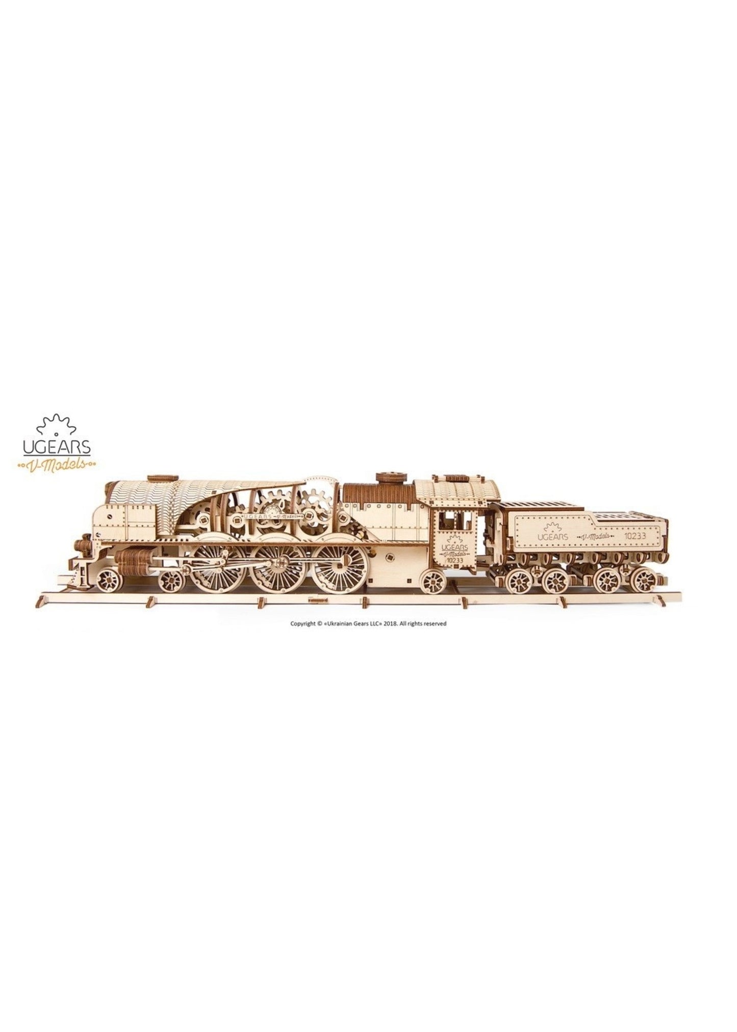 UGEARS V-Express Steam Train With Tender