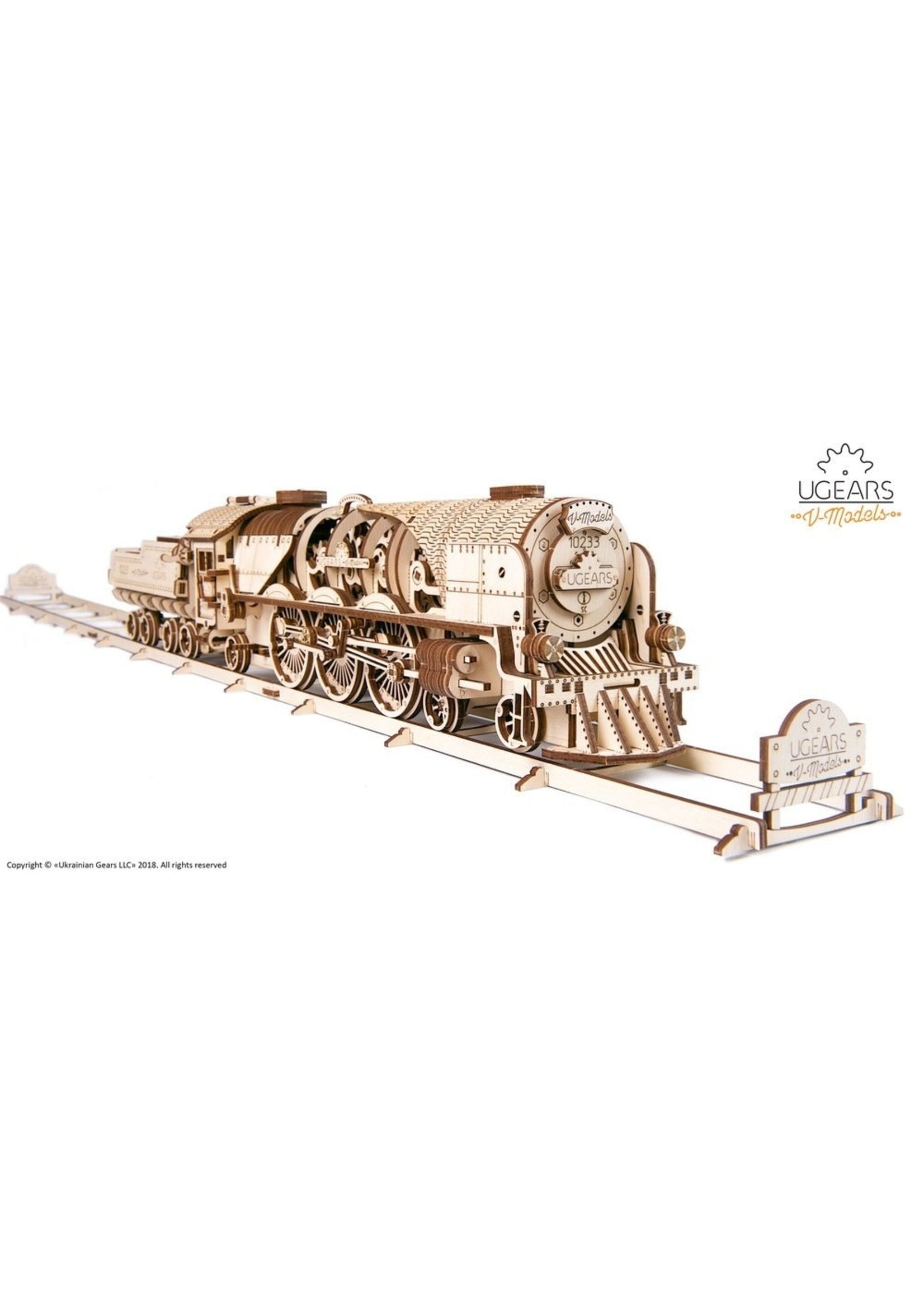UGEARS V-Express Steam Train With Tender