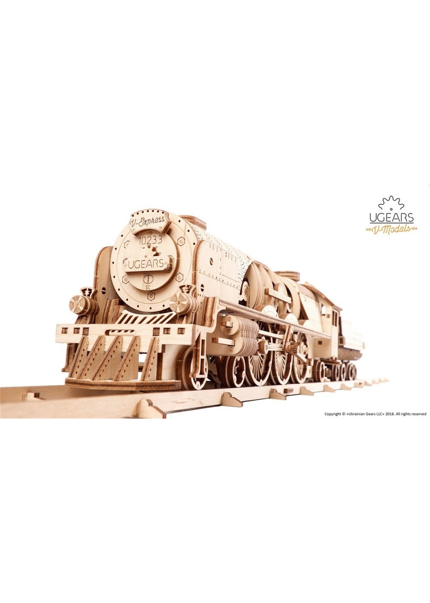 UGEARS V-Express Steam Train With Tender